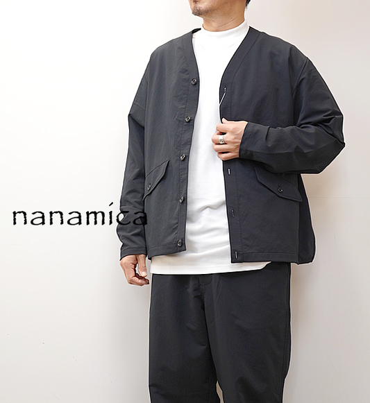 【nanamica】ナナミカ men's ALPHADRY Cardigan "Black"