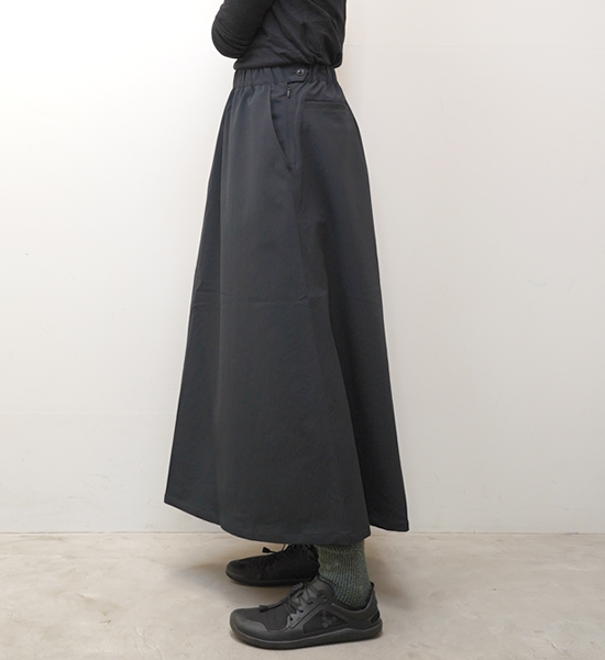 【nanamica】ナナミカ women's ALPHADRY Skirt "Black"