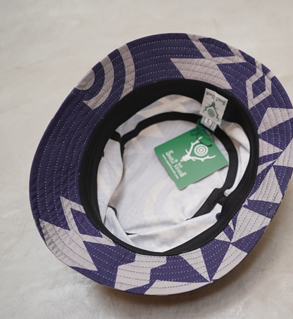 【South2 West8】サウスツーウエストエイト Bucket Hat-Cotton Ripstop/Printed "2Color"