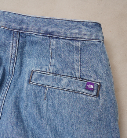 【THE NORTH FACE PURPLE LABEL】ノースフェイスパープルレーベル men's Denim Wide Tapered Field Pants "Indigo Blue"