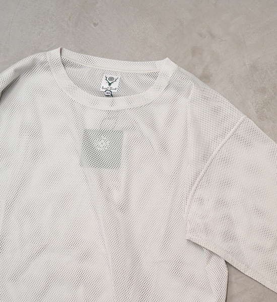 【South2 West8】サウスツーウエストエイト women's S.S. Crew Neck Shirt - Knit Mesh "2Color"