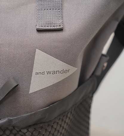 【and wander】アンドワンダー PE/CO 2way bag "2Color"