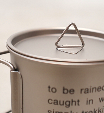 【and wander】アンドワンダー titanium mug 500 "Silver"