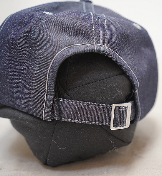 【and wander】アンドワンダー dry denim cap "Navy"