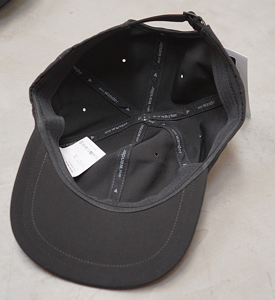 【and wander】アンドワンダー PE/CO cap "2Color"