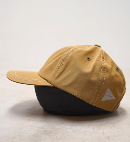 【and wander】アンドワンダー PE/CO cap "2Color"