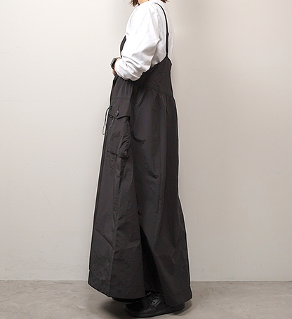 【and wander】アンドワンダー oversized cargo dress "2Color"