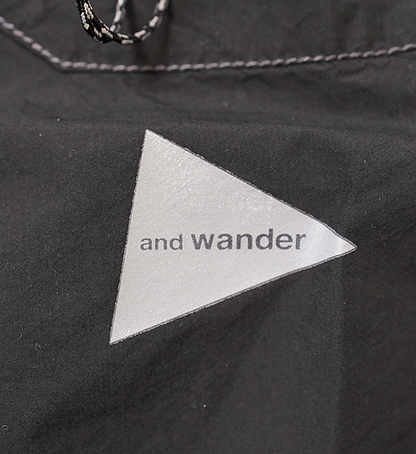 【and wander】アンドワンダー CORDURA typewriter SS pullover "3Color"