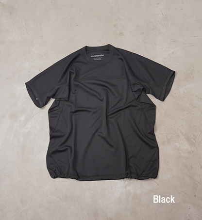 【and wander】アンドワンダー power dry jersey SS T "2Color"