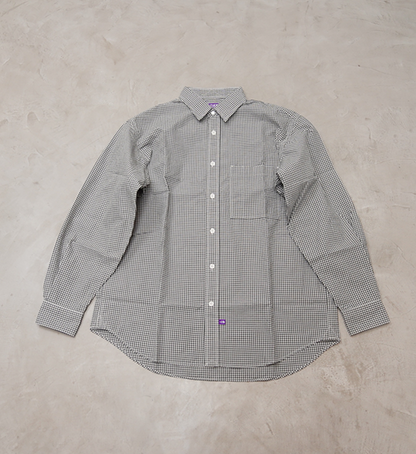 【THE NORTH FACE PURPLE LABEL】ノースフェイスパープルレーベル men's Regular Collar Gingham Field Shirt