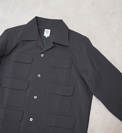 【South2 West8】サウスツーウエストエイト men's 6 Pocket Classic Shirt-Poly Tropical Cloth "2Color"