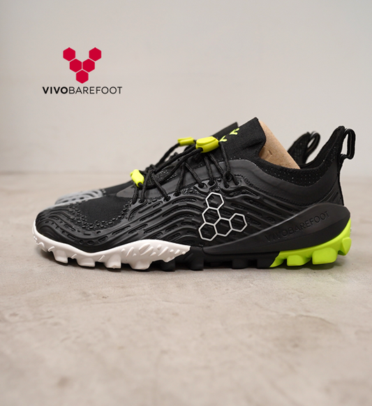 【VIVOBAREFOOT】ビボベアフット men's Hydra ESC "Obsidian×Safety Yellow"