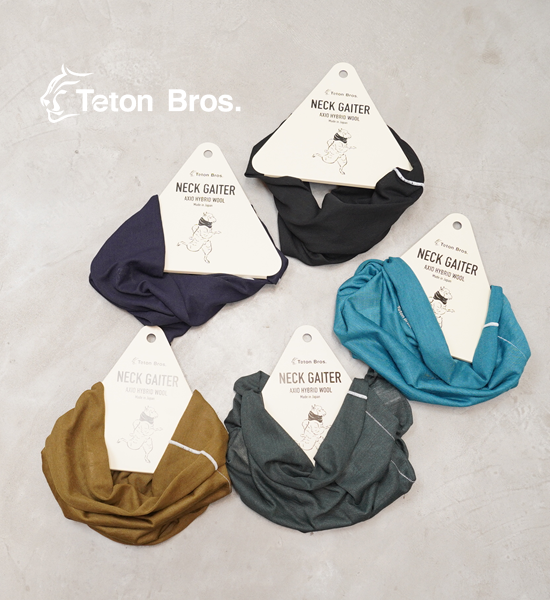 【Teton Bros】ティートンブロス Axio Neck Gaiter "5Color" ※ネコポス可