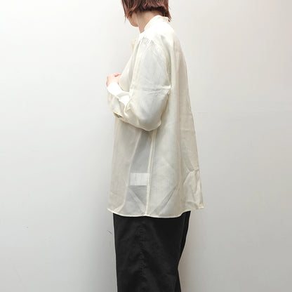 【nanamica】ナナミカ women's Band Collar Shirt "2Color"