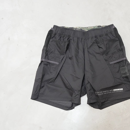 【Mountain Martial Arts】マウンテンマーシャルアーツ  unisex MMABB PERTEX® 7-pockets Run Shorts “Liger” “Black”