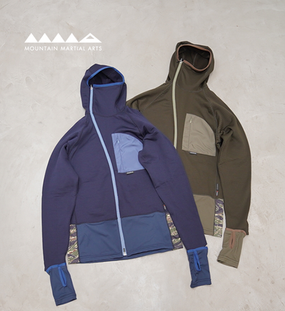 【Mountain Martial Arts】マウンテンマーシャルアーツ unisex MMA_SAYAMA works POLARTEC Power Grid Hoodie “2Color"