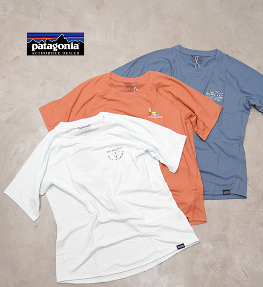 【patagonia】パタゴニア women's Capilene Cool Trail Graphic Shirt "3Color" ※ネコポス可