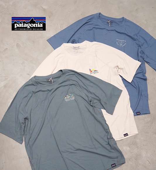 【patagonia】パタゴニア men's Capilene Cool Trail Graphic Shirt "3Color" ※ネコポス可