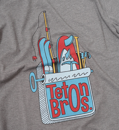 【Teton Bros】ティートンブロス men's TB Sardines Tee "2Color" ※ネコポス可