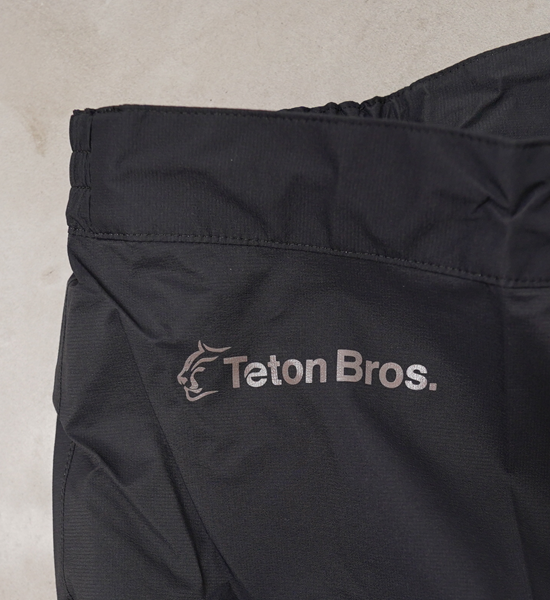 【Teton Bros】ティートンブロス men's Feather Rain Pant "Black"