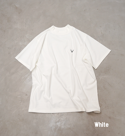 【South2 West8】サウスツーウエストエイト men's S/S Mock Neck Tee-Poly Pique "2Color" ※ネコポス可