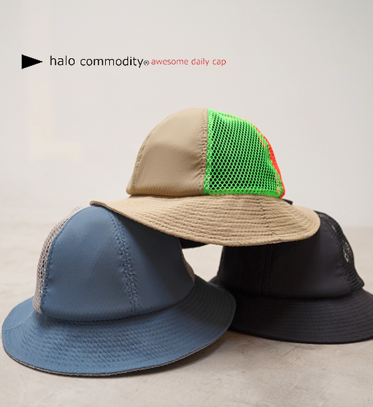 【halo commodity】ハロコモディティ Buckwheat Col Hat "3Color"