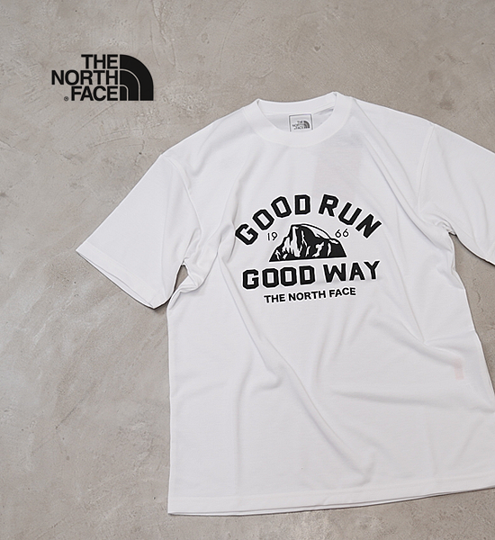 【THE NORTH FACE】ザノースフェイス unisex S/S Free Run Crew "White" ※ネコポス可