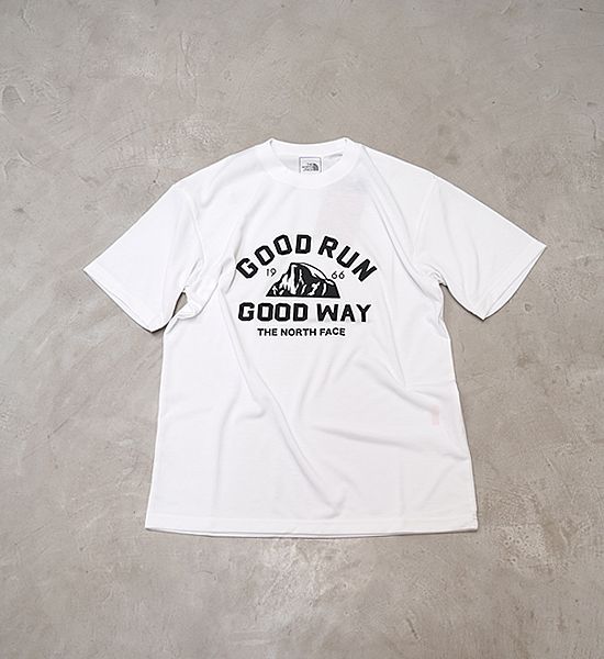 【THE NORTH FACE】ザノースフェイス unisex S/S Free Run Crew "White" ※ネコポス可