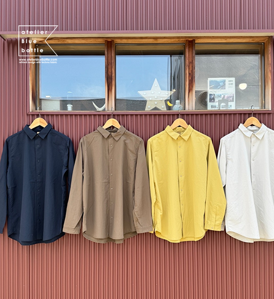 【atelier Blue bottle】アトリエブルーボトル Hiker's Shirt Lite 2024 "4Color"