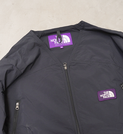 【THE NORTH FACE PURPLE LABEL】ノースフェイスパープルレーベル men's Nylon Ripstop Field Cardigan "Black"