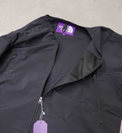 【THE NORTH FACE PURPLE LABEL】ノースフェイスパープルレーベル men's Nylon Ripstop Field Cardigan "Black"