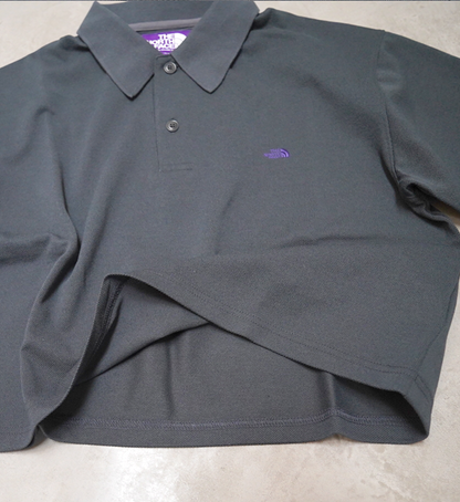 【THE NORTH FACE PURPLE LABEL】ノースフェイスパープルレーベル women's Moss Stitch Field Cropped Polo "2Color"