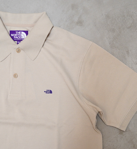 【THE NORTH FACE PURPLE LABEL】ノースフェイスパープルレーベル women's Moss Stitch Field Cropped Polo "2Color"