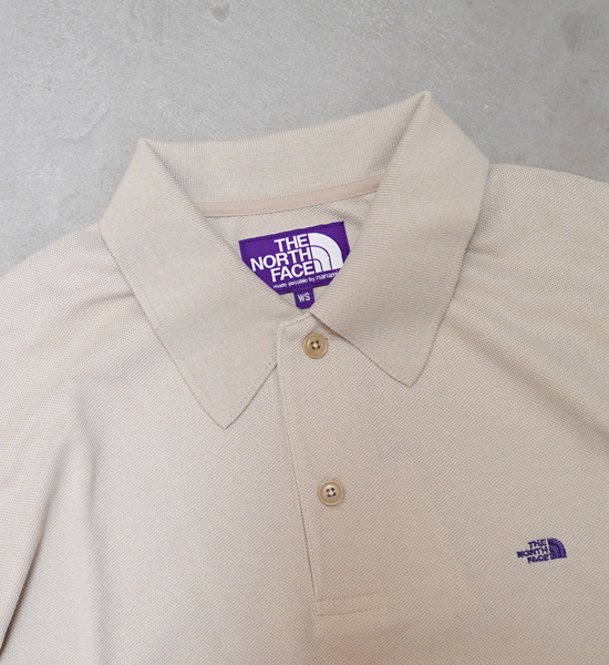 【THE NORTH FACE PURPLE LABEL】ノースフェイスパープルレーベル women's Moss Stitch Field Cropped Polo "2Color"