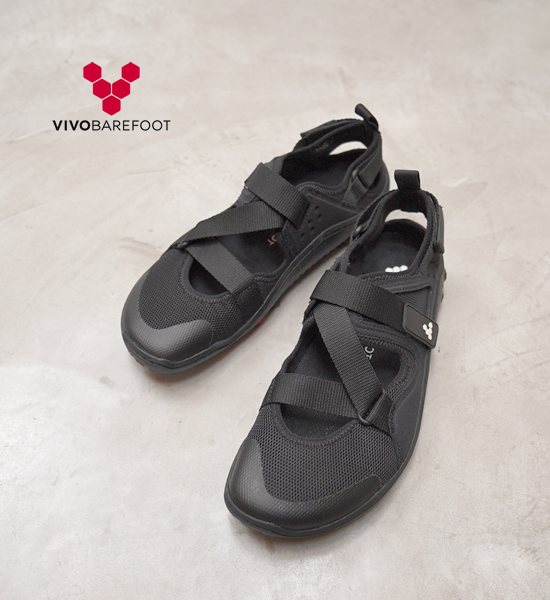 【VIVOBAREFOOT】ヴィヴォ ベアフット women's Tracker Sandal "Obsidian"