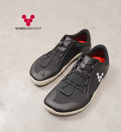 【VIVOBAREFOOT】ヴィヴォ ベアフット women's Primus Trail Ⅲ All Weather FG "Obsidian"