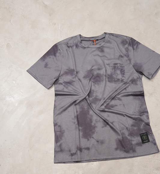 【ROARK】ロアーク men's Mathis Tie Dye SS "Gray" ※ネコポス可