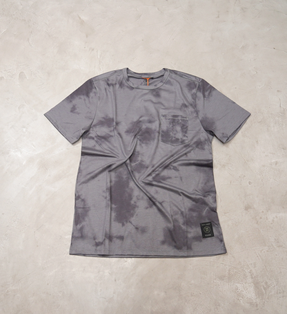 【ROARK】ロアーク men's Mathis Tie Dye SS "Gray" ※ネコポス可