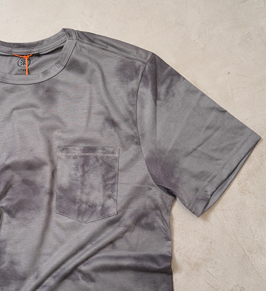 【ROARK】ロアーク men's Mathis Tie Dye SS "Gray" ※ネコポス可