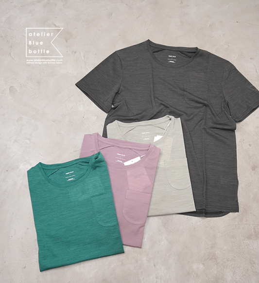 【atelier Blue bottle】アトリエブルーボトル Hiker's T-shirt 2024 "4Color" ※ネコポス可