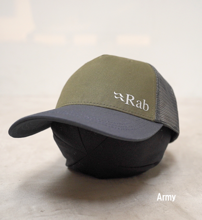 【Rab】ラブ Trucker Logo Cap "3Color"