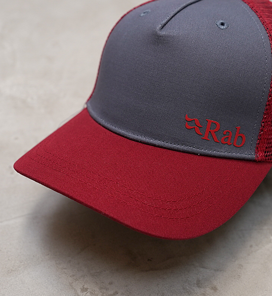 【Rab】ラブ Trucker Logo Cap "3Color"