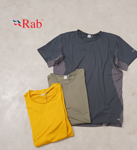 【Rab】ラブ men's Sonic Ultra Tee "3Color" ※ネコポス可