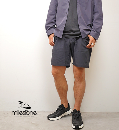 【milestone】マイルストーン unisex Daybreak Shorts 8_inch "2Color" ※ネコポス可