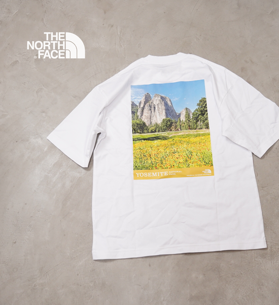 【THE NORTH FACE】ザノースフェイス unisex S/S Yosemite Scenery Tee "White" ※ネコポス可