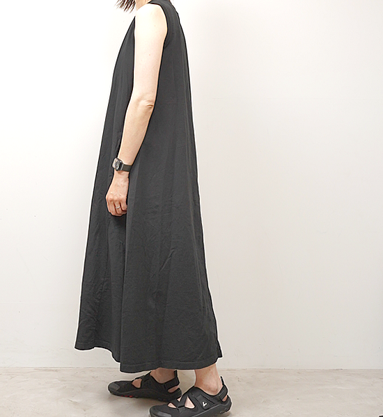 【THE NORTH FACE PURPLE LABEL】ノースフェイスパープルレーベル women's 5.5oz Sleeveless Flared Dress "Black"