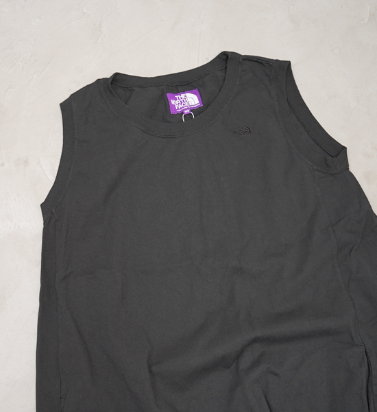 【THE NORTH FACE PURPLE LABEL】ノースフェイスパープルレーベル women's 5.5oz Sleeveless Flared Dress "Black"