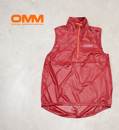 【OMM】オリジナルマウンテンマラソン men's Sonic Vest "Dark Red" ※ネコポス可