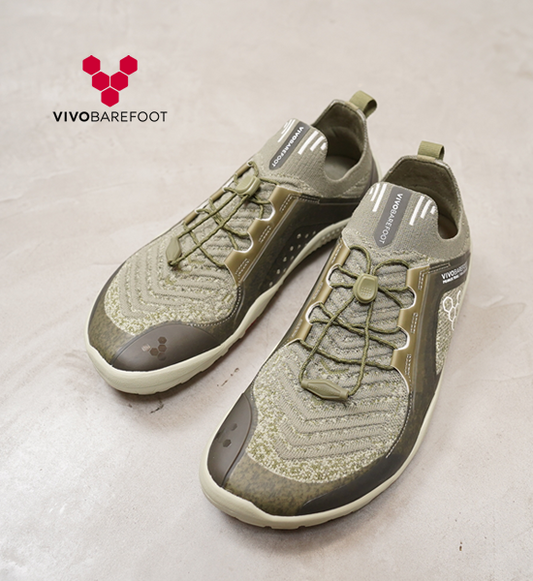 【VIVOBAREFOOT】ビボベアフット men's Primus Trail Knit FG "Forest Green"