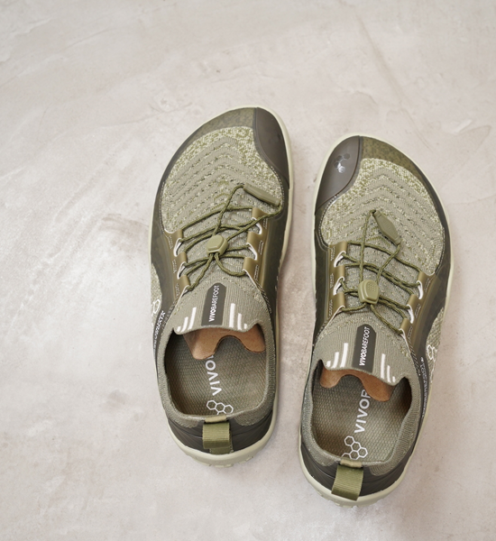 【VIVOBAREFOOT】ビボベアフット men's Primus Trail Knit FG "Forest Green"